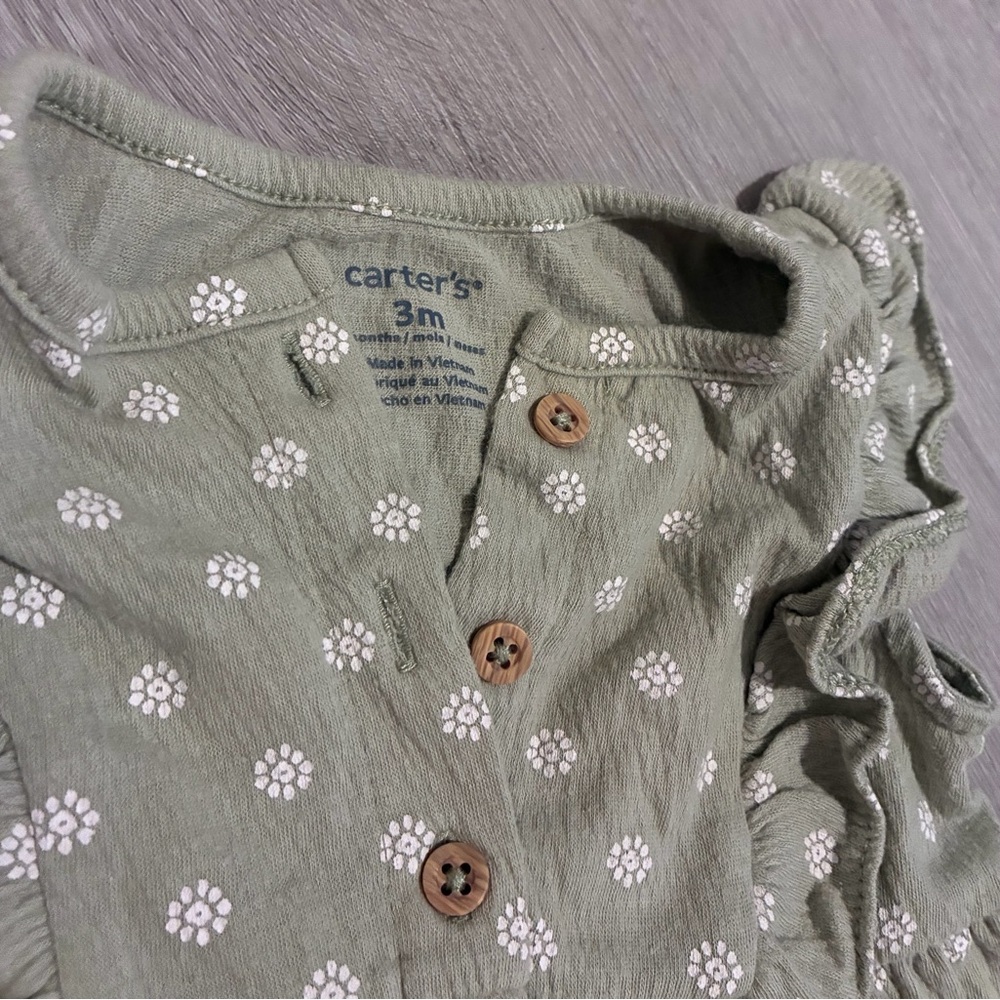 0-3 Month Floral Bundle - Picture 3 of 7